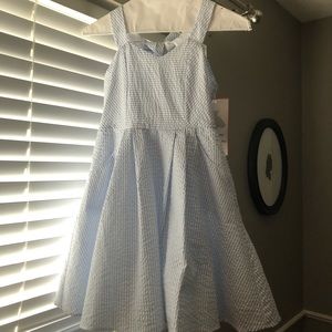 Seersucker with sparkle sundress